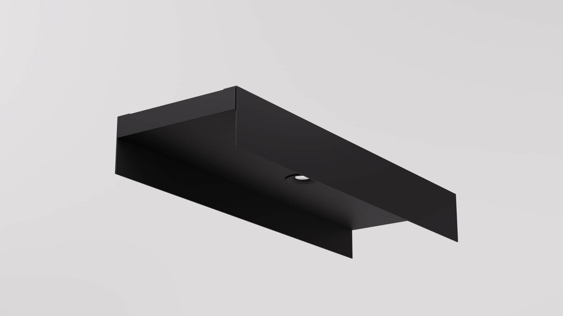 REVEAL 200 recessed aluminium shadow gap channel side view