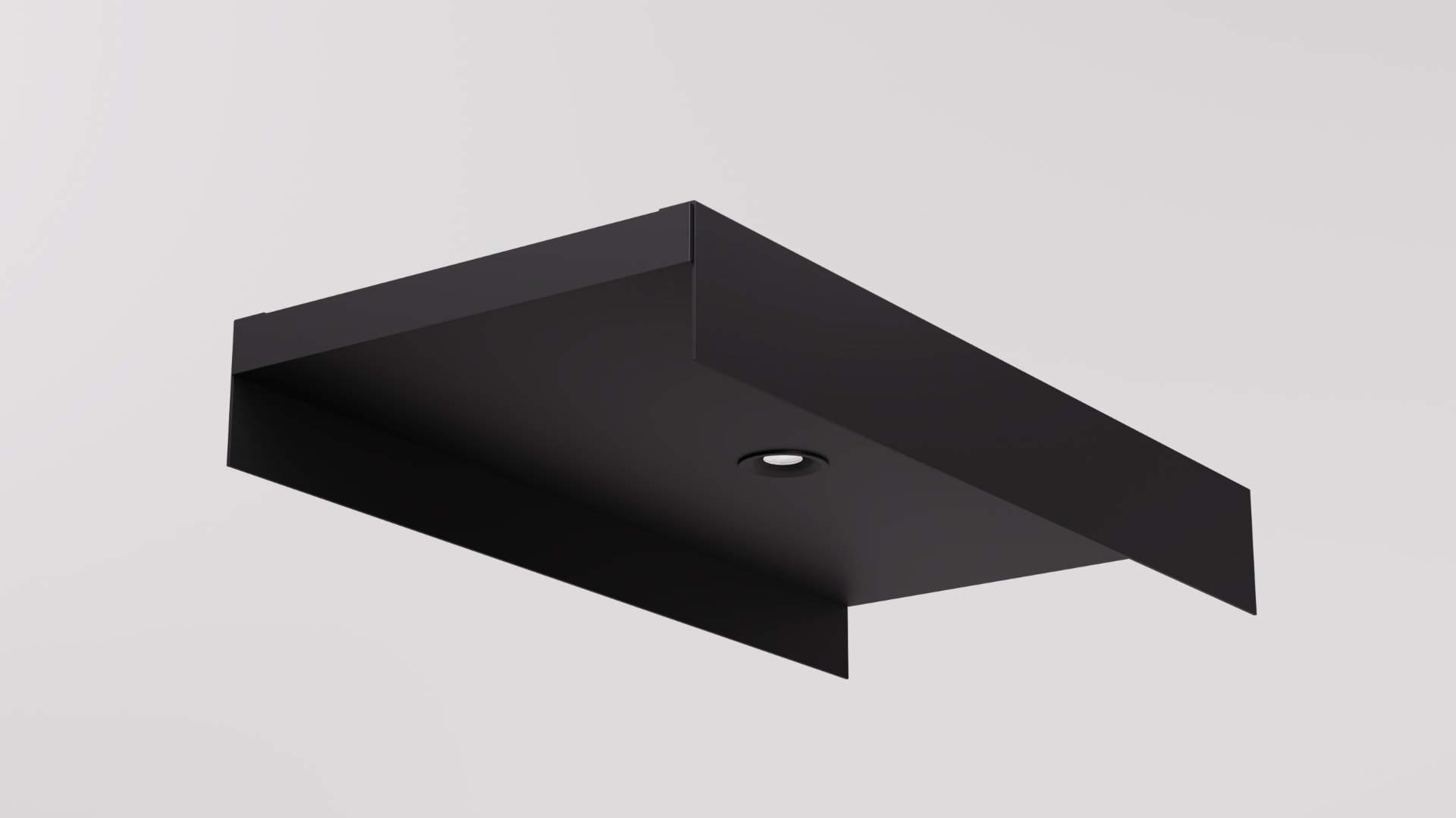 REVEAL 300 recessed aluminium shadow gap channel side view