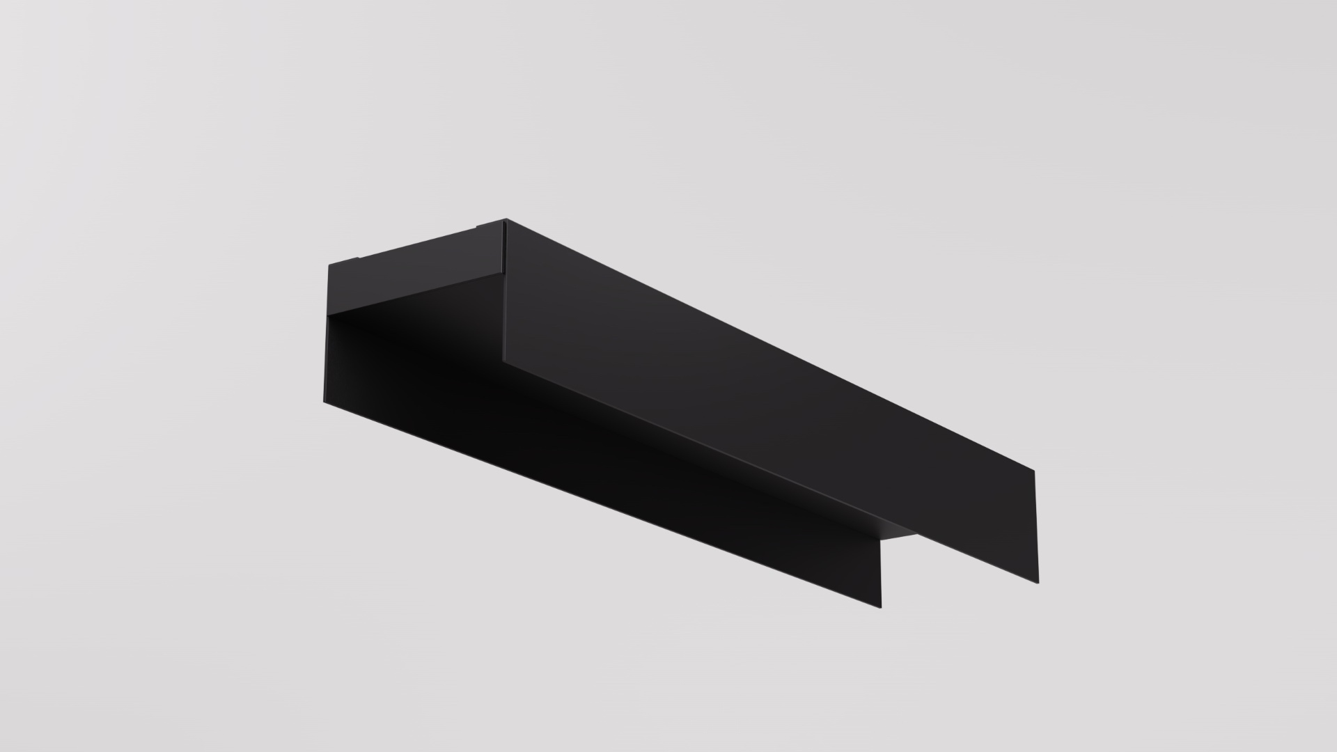 REVEAL 125 recessed aluminium shadow gap channel side view