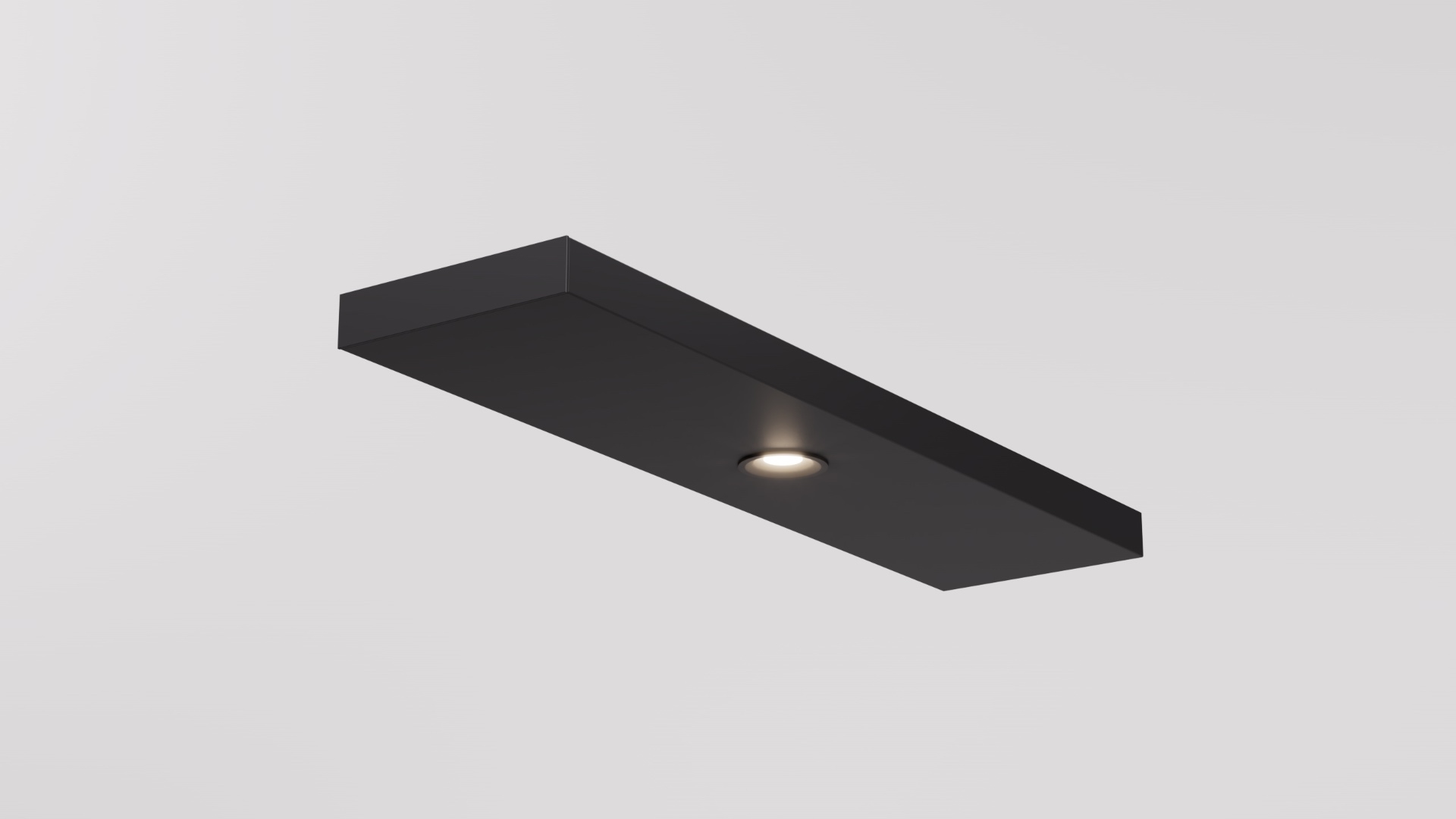 SEAM 150 flush channel assembly with warm integrated downlight