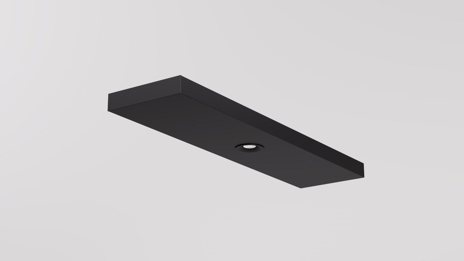 SEAM 150 flush channel assembly side view, unlit